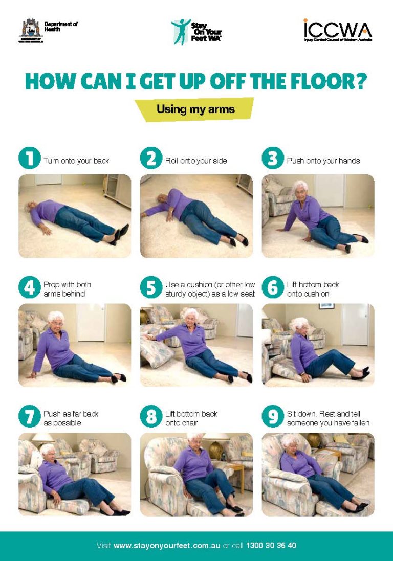 How can I get up from the floor? Parkinsons NSW