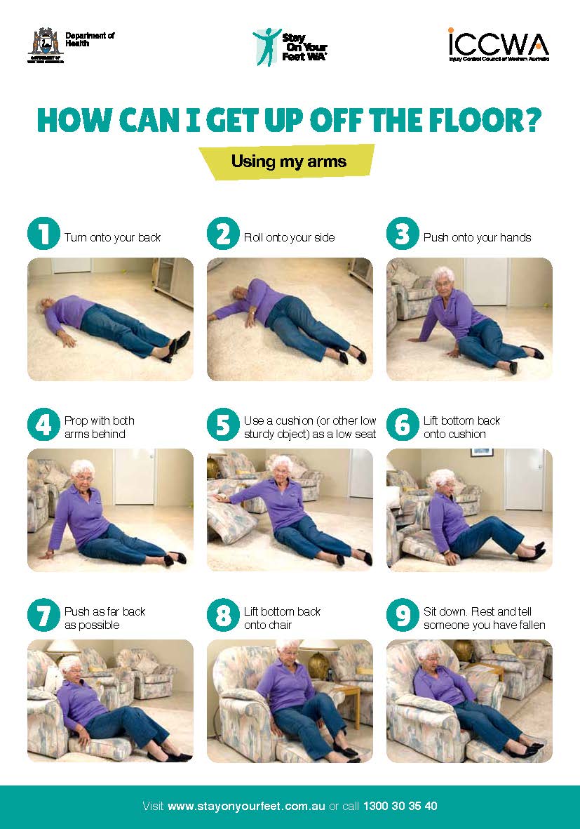 how to get up off the floor for seniors? 2