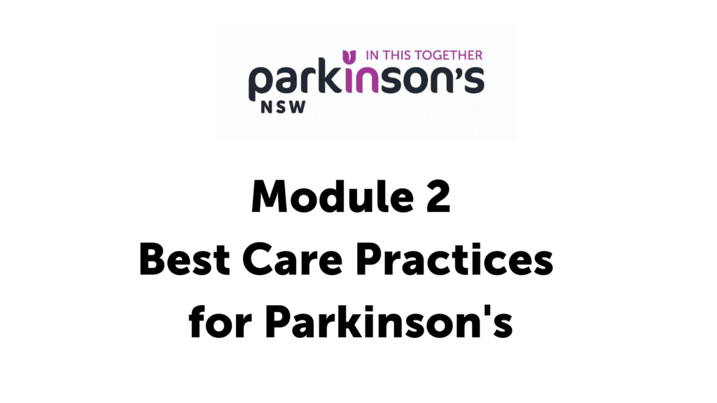 Education | Parkinsons NSW 