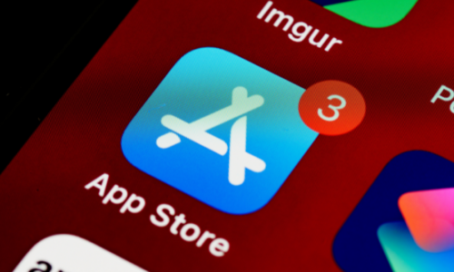 Appstore logo on mobile