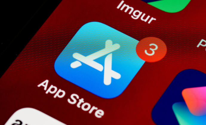 Appstore logo on mobile