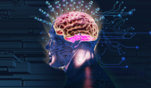 Brain technology graphic