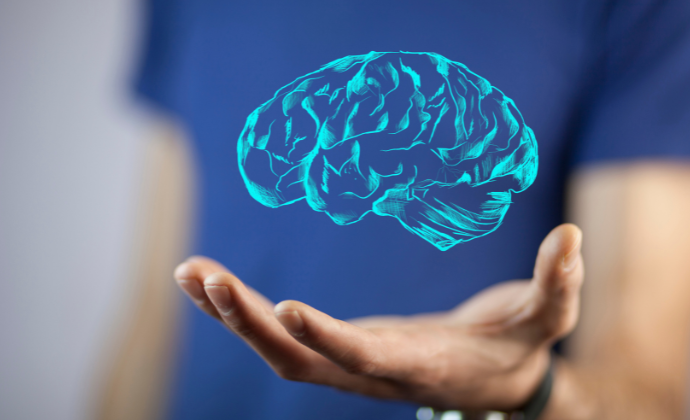 Brain research graphic