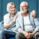 Older man and woman sitting